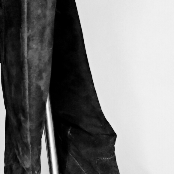 Michael kors long thigh black suede boots - Picture 1 of 3